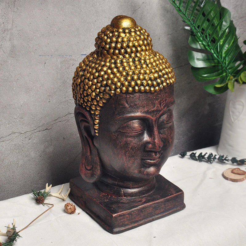 Vintage imitation bronze Southeast Asian Buddha statue Sakyamuni ornaments home garden courtyard gardening Zen decoration
Vintage imitation bronze Southeast Asian Buddha statue Sakyamuni ornaments home garden courtyard gardening Zen decoration