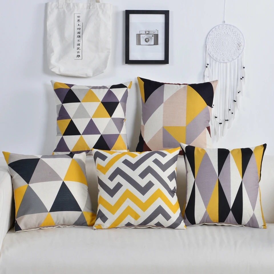 RUBYLOVE Office Pillow Nordic Simple Sofa Pillow Plaid Geometric Color New Linen Vehicle Backrest
RUBYLOVE Office Pillow Nordic Simple Sofa Pillow Plaid Geometric Color New Linen Vehicle Backrest