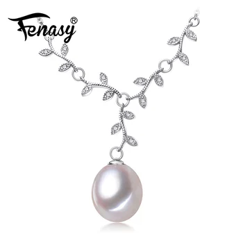 FENASY Natural Freshwater Pearl Necklaces For Women 925 Sterling Silver Y Long Necklace Wedding Engagement Jewelry
FENASY Natural Freshwater Pearl Necklaces For Women 925 Sterling Silver Y Long Necklace Wedding Engagement Jewelry