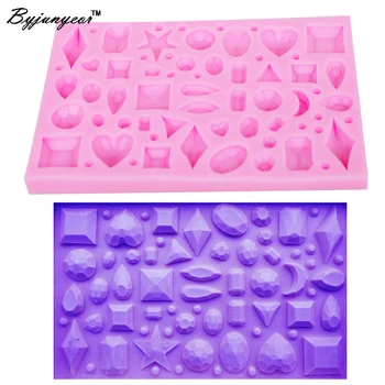 Byjunyeor M244 Mini Gem Diamond UV Resin Silicone Mold Fondant Chocolate Candy Lollipop Crystal Epoxy Soft Clay Bake Tool
Byjunyeor M244 Mini Gem Diamond UV Resin Silicone Mold Fondant Chocolate Candy Lollipop Crystal Epoxy Soft Clay Bake Tool