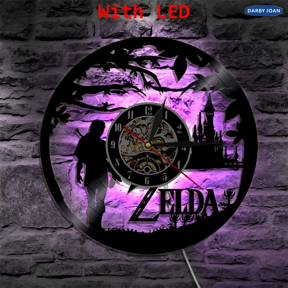 Legend of Zelda Handmade LED Vinyl Clock Light Color Change LP Wall Light Remote Control Backlight Cool Living Room Gift
Legend of Zelda Handmade LED Vinyl Clock Light Color Change LP Wall Light Remote Control Backlight Cool Living Room Gift