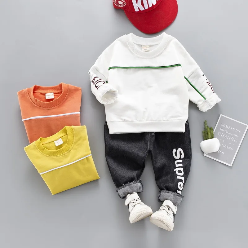 Korean Version of Children's Clothing, Cartoon Baby Spring Two-piece Suit for Boys and Girls Boys Clothes Kids Clothing Fashion
Korean Version of Children's Clothing, Cartoon Baby Spring Two-piece Suit for Boys and Girls Boys Clothes Kids Clothing Fashion