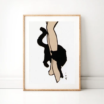 Vintage Fashion Posters and Print , Rene Gruau Art Black Cat Woman's Legs Canvas Painting Vogue Wall Pictures Living Room Decor
Vintage Fashion Posters and Print , Rene Gruau Art Black Cat Woman's Legs Canvas Painting Vogue Wall Pictures Living Room Decor