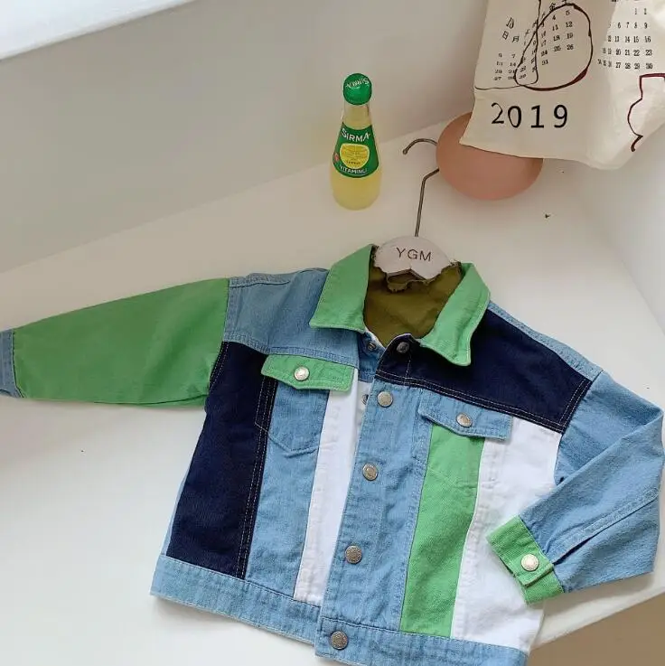 2019 New Arrival Girls Boys Denim Patchwork Coat Autumn Full Sleeve Fashion Kids Jacket 2-7 Years PX300
2019 New Arrival Girls Boys Denim Patchwork Coat Autumn Full Sleeve Fashion Kids Jacket 2-7 Years PX300