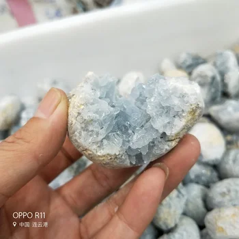 200g Natural beautiful celestine geode egg Healing Agate crystal flower fl Geode Irregular Home Decoration Gemstone Specimen
200g Natural beautiful celestine geode egg Healing Agate crystal flower fl Geode Irregular Home Decoration Gemstone Specimen