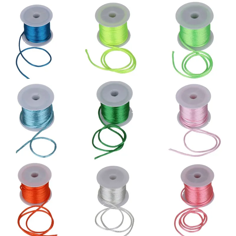 1 Roll 4M(157 inch) Length & 2mm Diamter Chinese Knot Macrame String Wire Cord Thread for DIY Necklace Bracelet Braided String
1 Roll 4M(157 inch) Length & 2mm Diamter Chinese Knot Macrame String Wire Cord Thread for DIY Necklace Bracelet Braided String