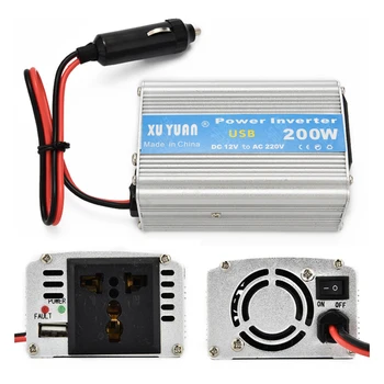 200W/300W Inverter 12V/24V to 110V/220V, Inverter with Fan