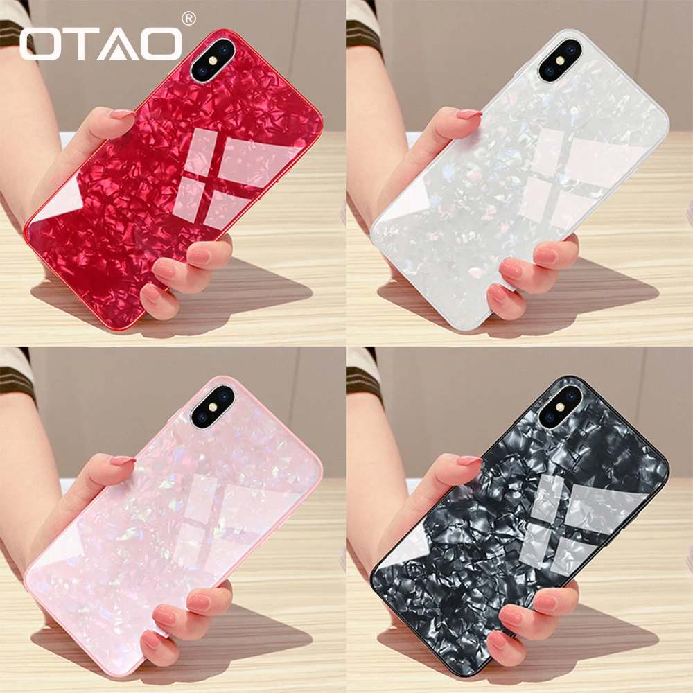 OTAO Модный чехол для телефона Huawei P20 P10 Lite Pro Mate 10 противоударный из закаленного