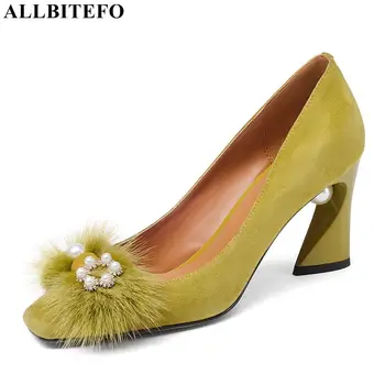 ALLBITEFO special heel genuine leather square toe sexy high heels office ladies shoes women high heel shoes spring women heels
ALLBITEFO special heel genuine leather square toe sexy high heels office ladies shoes women high heel shoes spring women heels