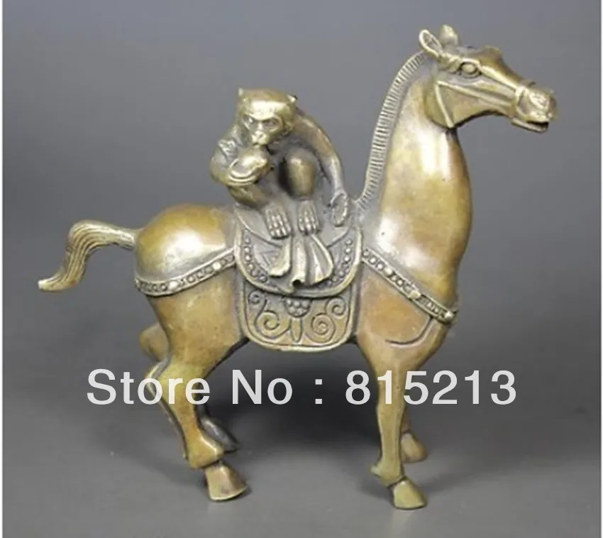 wang 000165 Chinese Old Brass Wonderful Handwork Hammered Monkey On Horseback Statue
wang 000165 Chinese Old Brass Wonderful Handwork Hammered Monkey On Horseback Statue