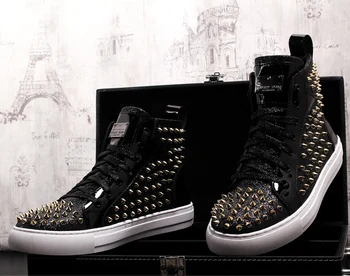 HOT Men High-Top Combat Boots Men Leather For Men Casual Luxury Punk Rivet leather Chelsea Boots Popular Motocycle Boots
HOT Men High-Top Combat Boots Men Leather For Men Casual Luxury Punk Rivet leather Chelsea Boots Popular Motocycle Boots