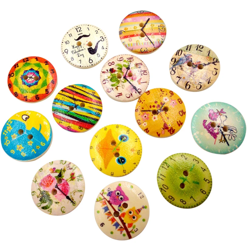 50PC Vintage Wood Clock Sewing Accessories Buttons 2 Holes Sewing Scrapbooking Crafts Sewing Accessories for Clothes Bags 40SP18
50PC Vintage Wood Clock Sewing Accessories Buttons 2 Holes Sewing Scrapbooking Crafts Sewing Accessories for Clothes Bags 40SP18