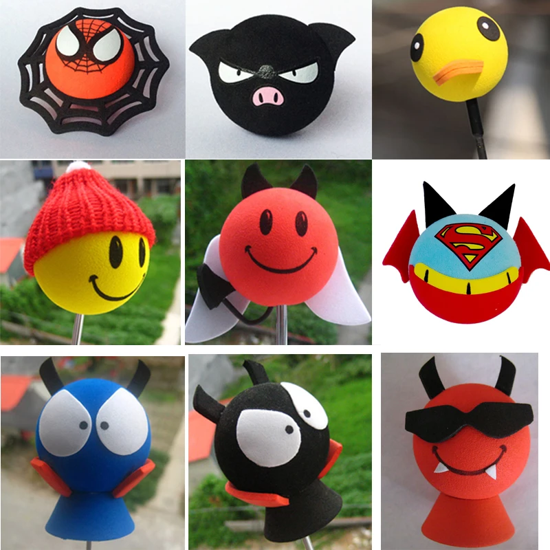 Demon Spiderman Superman Duck Pig Girl Ultraman Cute Cherry Cartoon Antenna Balls Aerial Toppers Decor Car Styling Ornament
Demon Spiderman Superman Duck Pig Girl Ultraman Cute Cherry Cartoon Antenna Balls Aerial Toppers Decor Car Styling Ornament
