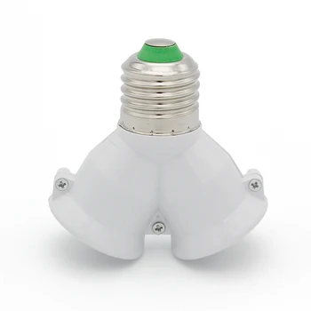 1pcs Fireproof Material E27 to 2 E27 lamp Holder Converter Socket Conversion light Bulb Base type 2E27 Y Shape Splitter Adapter
1pcs Fireproof Material E27 to 2 E27 lamp Holder Converter Socket Conversion light Bulb Base type 2E27 Y Shape Splitter Adapter
