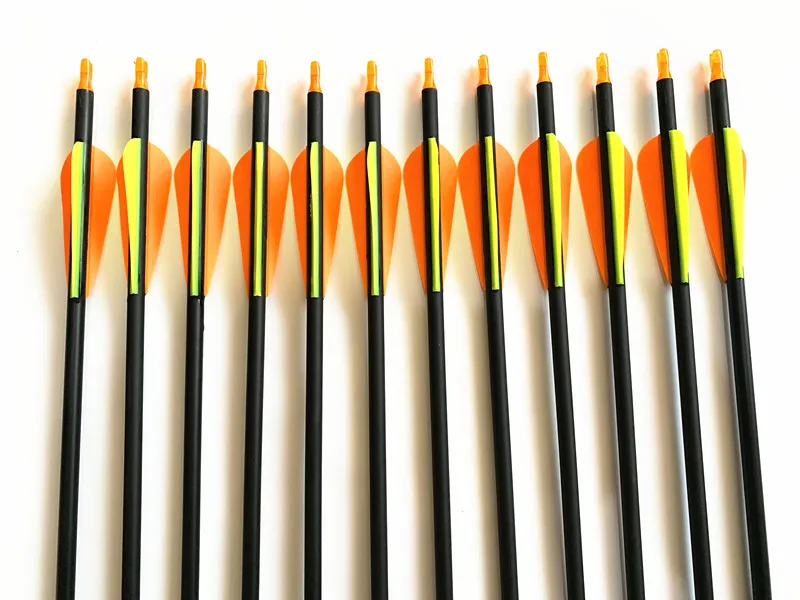 12Pcs Mix Carbon Arrow 26/27/28/29/30 Inches spine 600 OD 7.6mm with 100 Grain Arrow Point for Archery Hunting
12Pcs Mix Carbon Arrow 26/27/28/29/30 Inches spine 600 OD 7.6mm with 100 Grain Arrow Point for Archery Hunting
