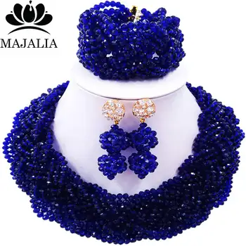 Majalia African Classic Women Jewelry Set Royal Blue Nigerian Wedding Jewelry Sets 12CB0024
Majalia African Classic Women Jewelry Set Royal Blue Nigerian Wedding Jewelry Sets 12CB0024