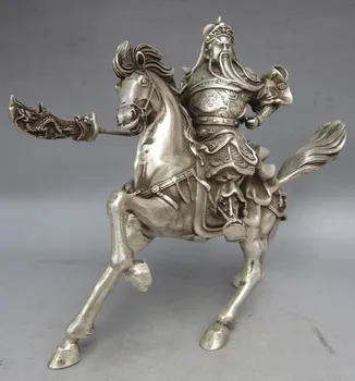 Crafts Arts Collectable Tibet Silver Warrior God Guan Yu Statue UJH5UY copper tools wedding Decoration Brass
Crafts Arts Collectable Tibet Silver Warrior God Guan Yu Statue UJH5UY copper tools wedding Decoration Brass
