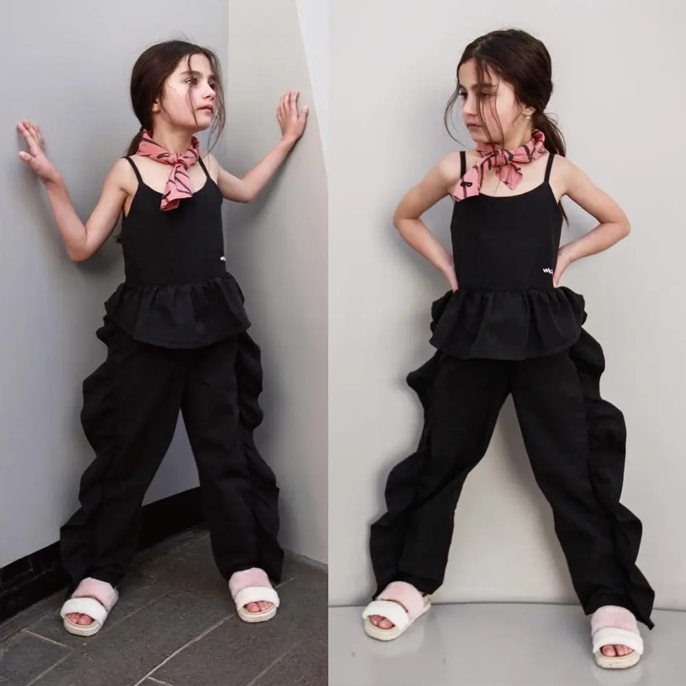 1-6T Toddler Kid Baby Girls Clothes Black Fashion Romper Summer Sleeveless Jumpsuit party clubwear loose overall Outfits
1-6T Toddler Kid Baby Girls Clothes Black Fashion Romper Summer Sleeveless Jumpsuit party clubwear loose overall Outfits