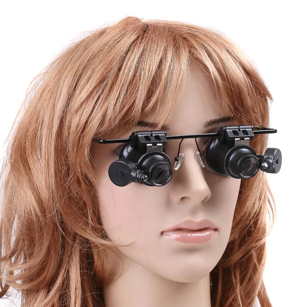 CR1620 3V Repair Magnifier Glasses Lupa Magnifying Glass with Light Lamp Magnifier Glasses Magnifying Glass Third Hand loupe
CR1620 3V Repair Magnifier Glasses Lupa Magnifying Glass with Light Lamp Magnifier Glasses Magnifying Glass Third Hand loupe