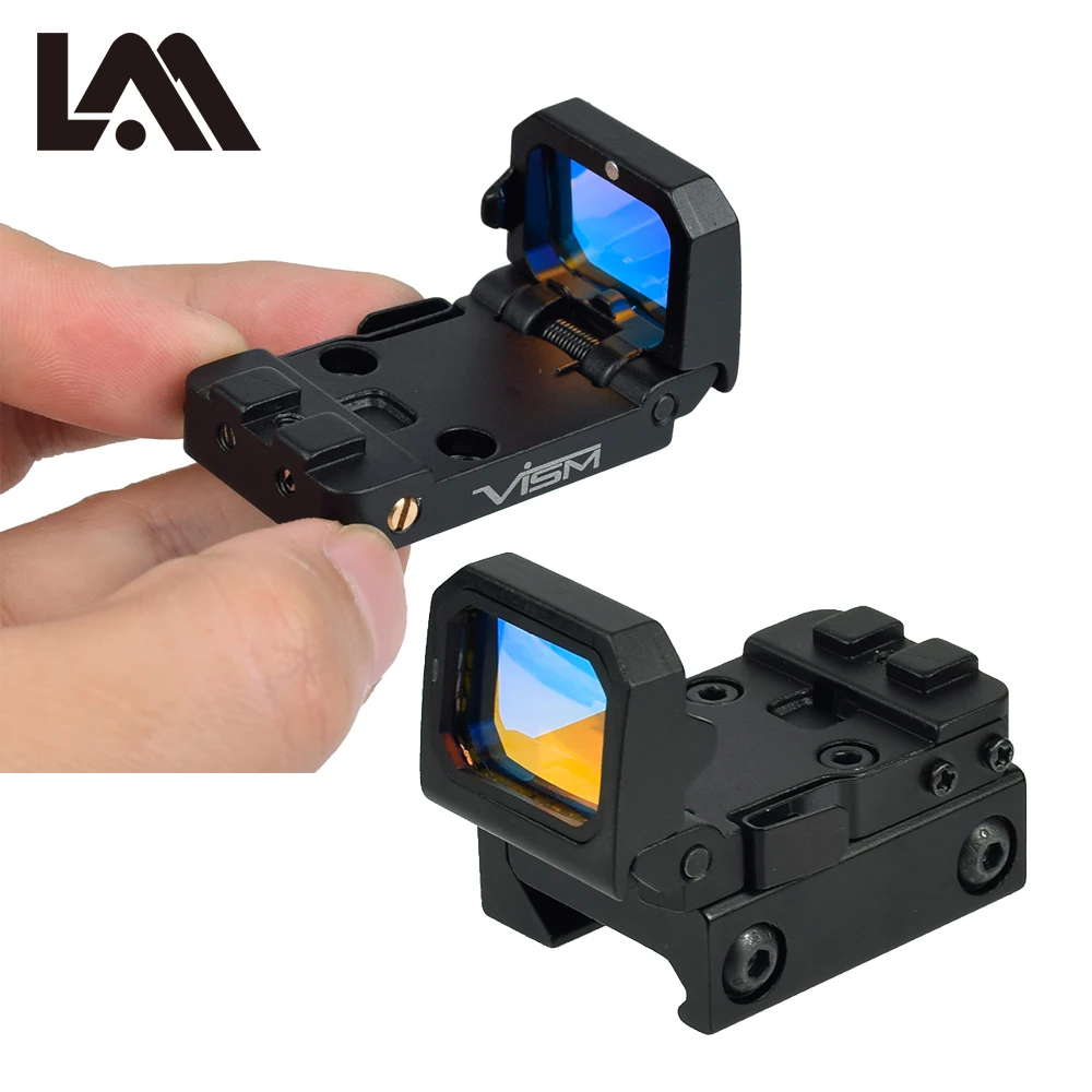 Vism Flip Red Dot Sight Pistol Reflex Sight Glock MOS Sights for Airsoft 20mm Rail and Slides Machined for RMR
Vism Flip Red Dot Sight Pistol Reflex Sight Glock MOS Sights for Airsoft 20mm Rail and Slides Machined for RMR