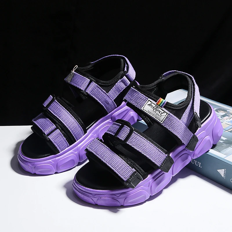 2019 New Trend Sandals Woman Beach Comfortable Sports Shoes Women Thick Soled Outdoor Sandal Purple Yellow Gilrs Summer Shoes
2019 New Trend Sandals Woman Beach Comfortable Sports Shoes Women Thick Soled Outdoor Sandal Purple Yellow Gilrs Summer Shoes