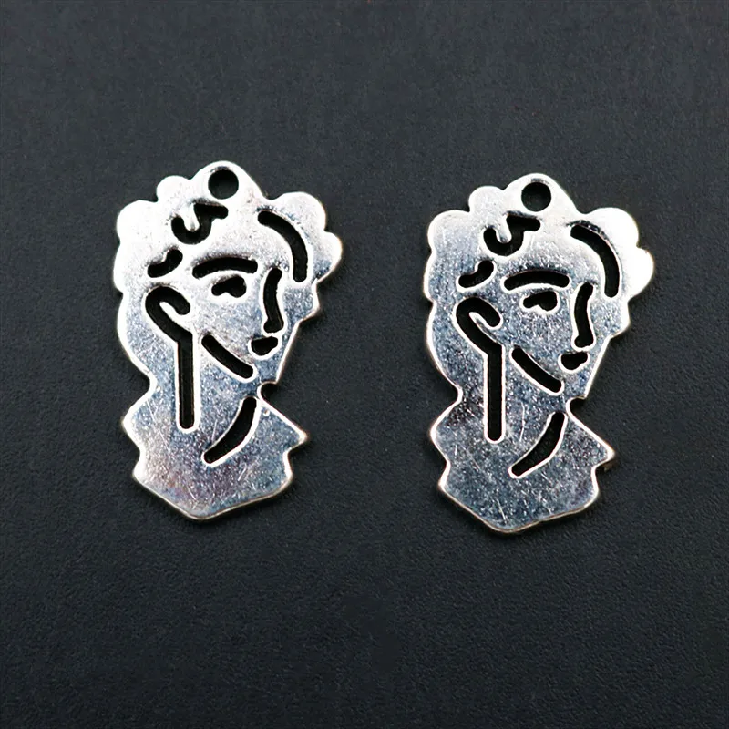 WKOUD 8pcs Antique Silver Retro Beauty figure Charm Necklace Bracelet DIY Metal Jewelry Alloy Pendant 25*15mm A1948
WKOUD 8pcs Antique Silver Retro Beauty figure Charm Necklace Bracelet DIY Metal Jewelry Alloy Pendant 25*15mm A1948