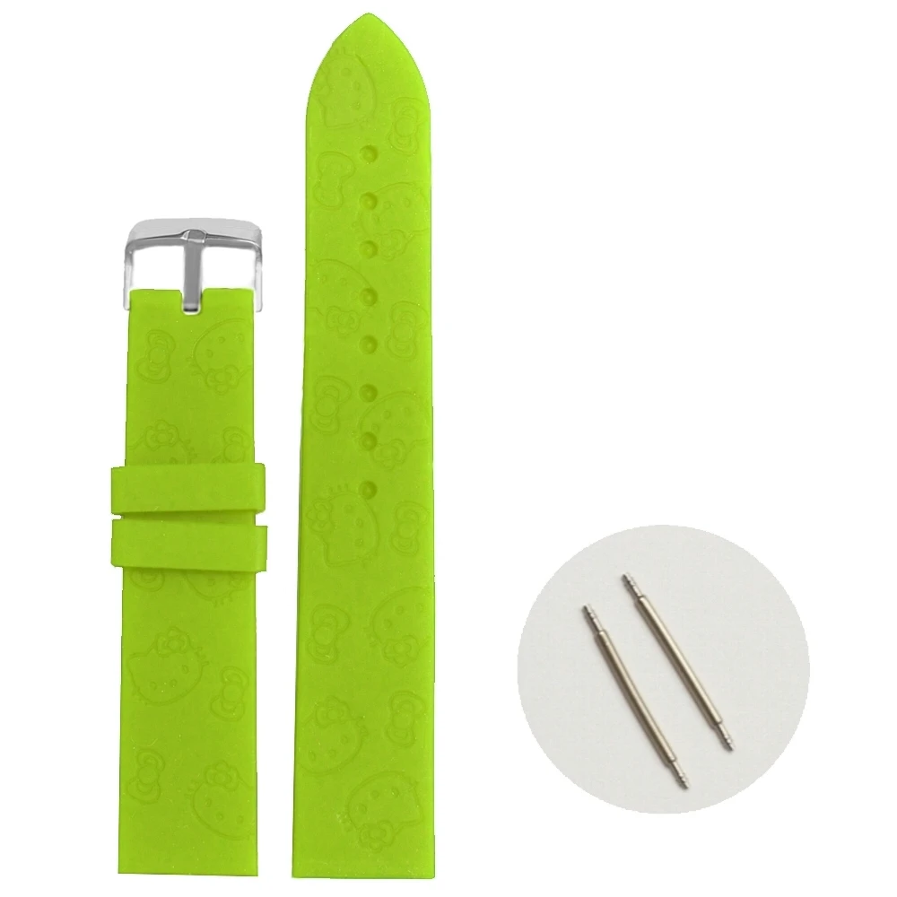 20mm New Neon Green Color Cartoon Cat Bow-knot Photo Silicone Jelly Rubber Ladies Girls Fashion Watch Band Straps WB1086G20JB
20mm New Neon Green Color Cartoon Cat Bow-knot Photo Silicone Jelly Rubber Ladies Girls Fashion Watch Band Straps WB1086G20JB