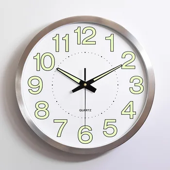 Night Lights Luminous Home Decor Fashion Creative Silent Stainless Steel Living Room Wall Clock Quartz Clock Christmas Decor
Night Lights Luminous Home Decor Fashion Creative Silent Stainless Steel Living Room Wall Clock Quartz Clock Christmas Decor