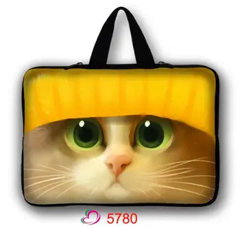 

Cat Soft Sleeve handle Bag Case For 7" 9.7" 10" 12" 11.6" 13" 14" 15" 15.6" 13.3" 17.3" 17" Laptop Netbook Tablet PC
