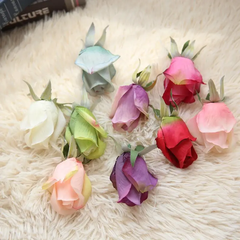30Pcs Mini Roses Buds 4.5CM Artificial Silk Fake Flower Head for Wedding Home DIY Decoration Festive Party Supplies
30Pcs Mini Roses Buds 4.5CM Artificial Silk Fake Flower Head for Wedding Home DIY Decoration Festive Party Supplies