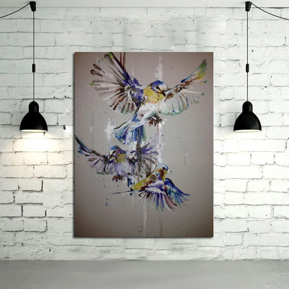 100%Handpainted Oil Painting Beautiful Birds Paintings on Canvas Modern Art Best Gift Abstract Wall Art Pictures Home Decor
100%Handpainted Oil Painting Beautiful Birds Paintings on Canvas Modern Art Best Gift Abstract Wall Art Pictures Home Decor
