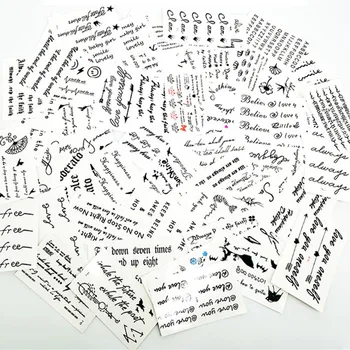 60 Sheets/set Waterproof Temporary Tattoo Sticker Arabic Letters Fake Tattoo Designs for Women Men Tatouage Temporaire
60 Sheets/set Waterproof Temporary Tattoo Sticker Arabic Letters Fake Tattoo Designs for Women Men Tatouage Temporaire