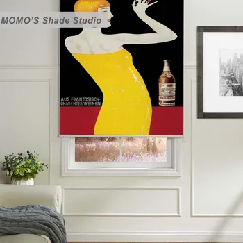 MOMO Roller Blinds Blackout Design Window Blinds Shades Painting Curtains Roller Shades Thermal Fabric Custom Size, PRB set740
MOMO Roller Blinds Blackout Design Window Blinds Shades Painting Curtains Roller Shades Thermal Fabric Custom Size, PRB set740
