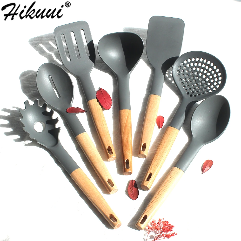 7pcs set Kitchen Nylon Cooking Tools Utensil Set Cookware Soup Spoon Turner Ladle Pasta Spoon Heat-Resistant Non-Stick Utensils
7pcs set Kitchen Nylon Cooking Tools Utensil Set Cookware Soup Spoon Turner Ladle Pasta Spoon Heat-Resistant Non-Stick Utensils