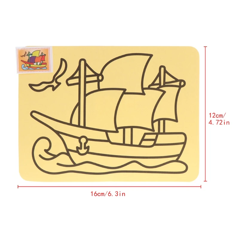2019 New 1Set Sand Painting Color Sand Painting Creative Art Yellow Paper Drawing Tools Crafts Kids Toy
2019 New 1Set Sand Painting Color Sand Painting Creative Art Yellow Paper Drawing Tools Crafts Kids Toy