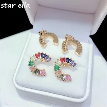 5pairs/lot Rainbow Horseshoe U Shape Earring Women Fashion Pin Earring Wholesale
5pairs/lot Rainbow Horseshoe U Shape Earring Women Fashion Pin Earring Wholesale