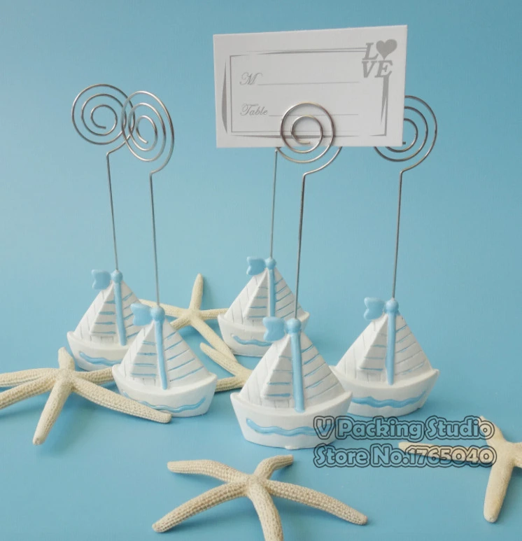 Sailing boat Card Holder, Name Number Menu Table Place Card Holder Clip Wedding Baby Shower Party Reception Favor
Sailing boat Card Holder, Name Number Menu Table Place Card Holder Clip Wedding Baby Shower Party Reception Favor