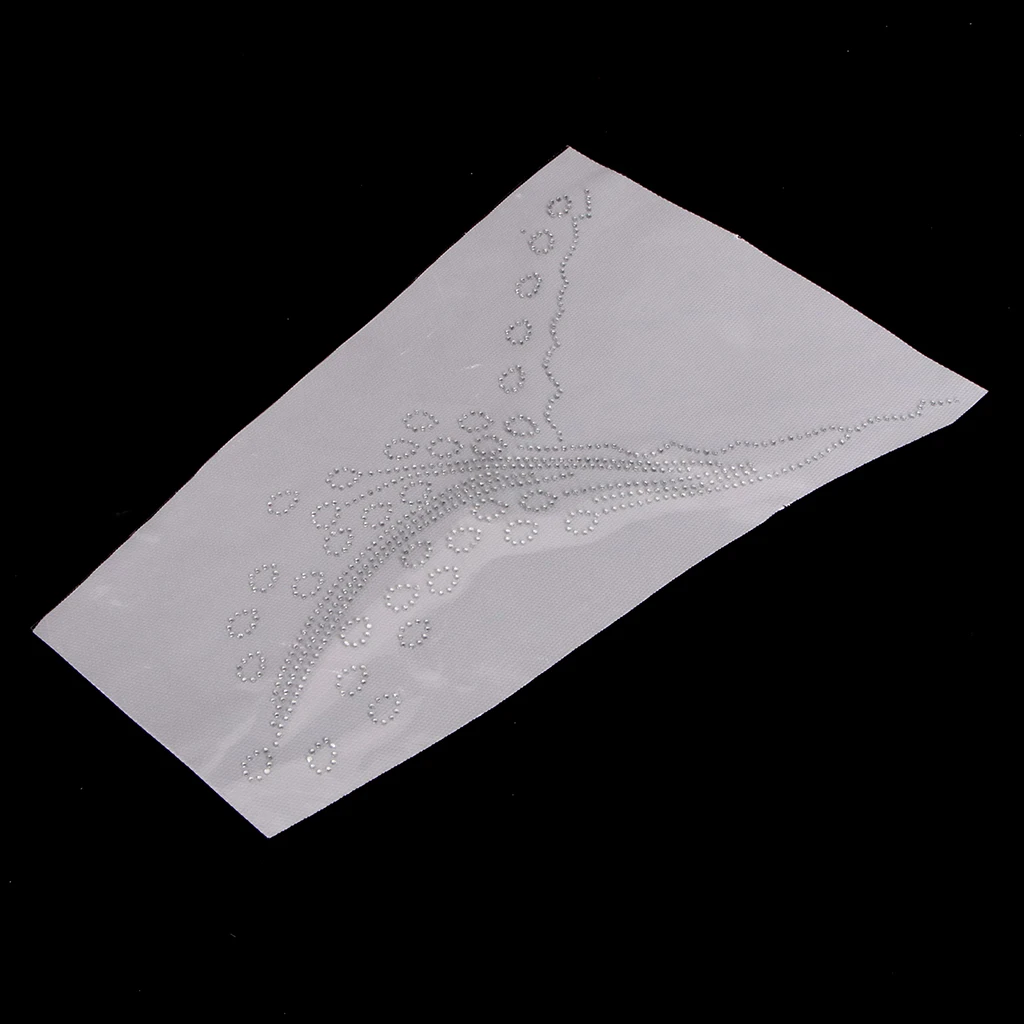 Fashion Hotfix Rhinestones,Heat Transfer Design Iron on Motifs,Rhinestone Applique Patch Sewing Accessories