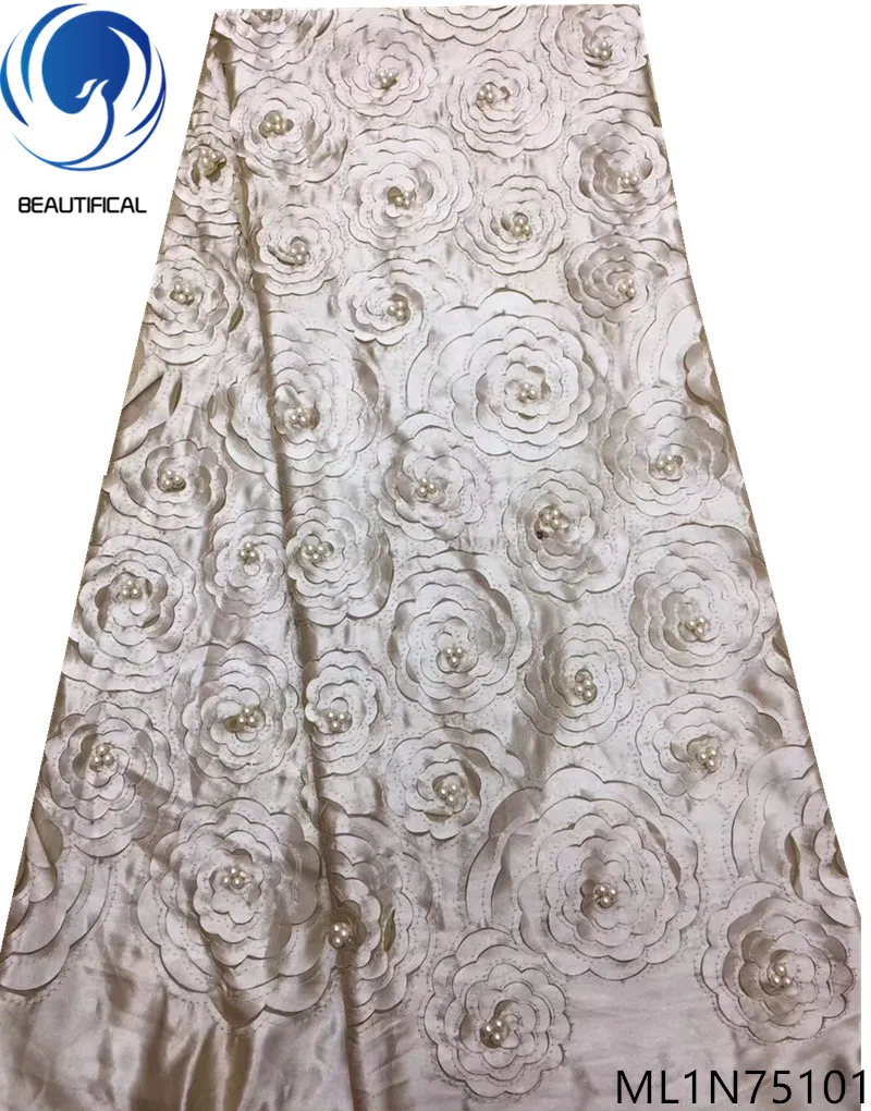 Beautifical nigerian lace fabrics Fashion Laser Cutting Jacquard fabric with beads net lace fabric 3d flowers lace ML1N751
Beautifical nigerian lace fabrics Fashion Laser Cutting Jacquard fabric with beads net lace fabric 3d flowers lace ML1N751