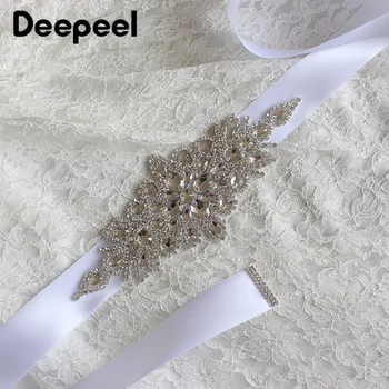Deepeel 1pc 270X4cm High-end Luxury Rhinestone Cummerbunds Silk Crystal Decoration Belt Manual Crafts Wedding Dress Accessories 
Deepeel 1pc 270X4cm High-end Luxury Rhinestone Cummerbunds Silk Crystal Decoration Belt Manual Crafts Wedding Dress Accessories