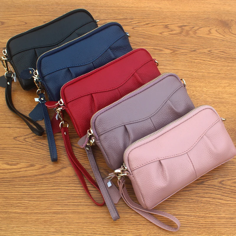 New Fashion Genuine Leather Women's Wallets Luxury Design Clutch Purse Ladies Party Evening Bag Mini Money Bag bolsas sac a main
New Fashion Genuine Leather Women's Wallets Luxury Design Clutch Purse Ladies Party Evening Bag Mini Money Bag bolsas sac a main