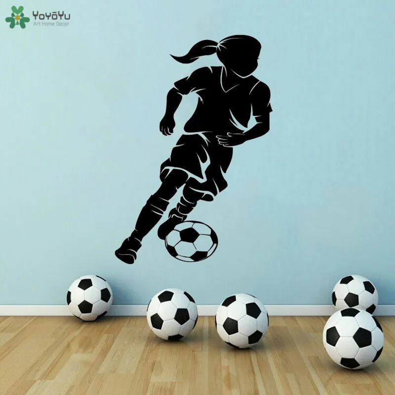 YOYOYU Wall Decal Soccer Player Wall Sticker Soccer Player Ball Kids Boys Girls Teenager Bedroom Playroom Vinyl Poster QQ353
YOYOYU Wall Decal Soccer Player Wall Sticker Soccer Player Ball Kids Boys Girls Teenager Bedroom Playroom Vinyl Poster QQ353