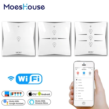 Wifi Smart Wall Touch Switch EU Socket 1 Gang Glass Panel APP Remote Control Work with Google Home and Alexa for Smart Life
Wifi Smart Wall Touch Switch EU Socket 1 Gang Glass Panel APP Remote Control Work with Google Home and Alexa for Smart Life