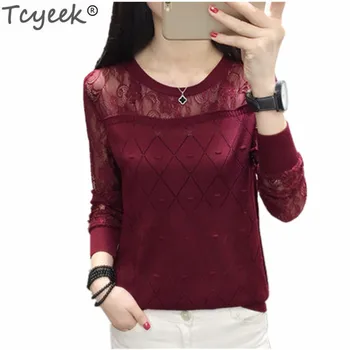 Tcyeek 2019 Newest Fashion Women Sweaters and Pullovers Sweet Female Spring Autumn Tops Elegant Ladies Office Clothing LWL464
Tcyeek 2019 Newest Fashion Women Sweaters and Pullovers Sweet Female Spring Autumn Tops Elegant Ladies Office Clothing LWL464