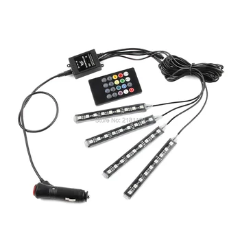 4X9smd Car LED Interior Lights Decorative RGB 12V Atmosphere Lamps Car Ceiling Light With Remote Control voice control For Auto
4X9smd Car LED Interior Lights Decorative RGB 12V Atmosphere Lamps Car Ceiling Light With Remote Control voice control For Auto