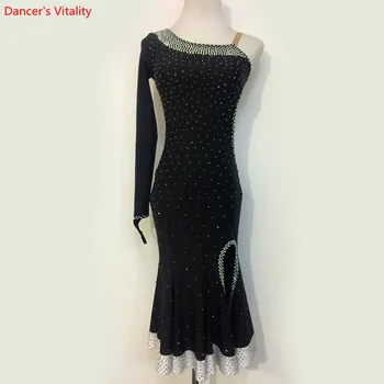 Senior Diamond Women/Girls Latin Dance Competition Dress Female Latin Dance Ballroom Dance Walzte Tango Performance Clothing
Senior Diamond Women/Girls Latin Dance Competition Dress Female Latin Dance Ballroom Dance Walzte Tango Performance Clothing