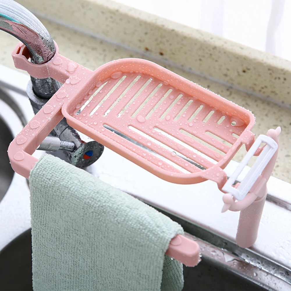 Sink Hanging Storage Rack Sponge Towel Holder Bathroom Kitchen Faucet Clip Shelf Useful Color Random
Sink Hanging Storage Rack Sponge Towel Holder Bathroom Kitchen Faucet Clip Shelf Useful Color Random