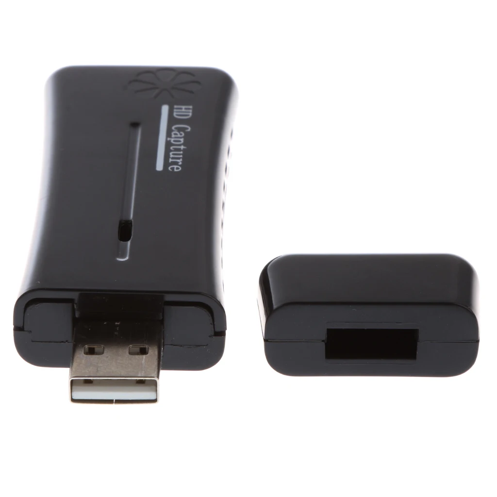 Черная карта видеозахвата 1080P USB 2 0 HDMI 1 Сторонняя мини для ПК компьютера Windows 7 8