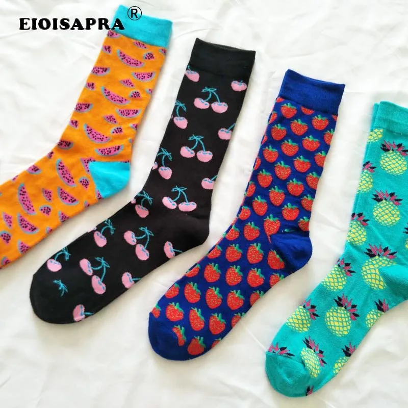 "Autumn/Winter Refreshing Art Strawberry Watermelon Cherry Banana Pineapple All Cotton 9 Color Fruit Socks Movement Socks "
"Autumn/Winter Refreshing Art Strawberry Watermelon Cherry Banana Pineapple All Cotton 9 Color Fruit Socks Movement Socks "