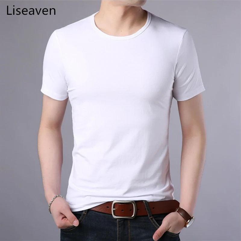Liseaven Short Shirt Mens Casual T-Shirts Short Sleeve T Shirt O Neck Cotton tshirt Clothing Men
Liseaven Short Shirt Mens Casual T-Shirts Short Sleeve T Shirt O Neck Cotton tshirt Clothing Men
